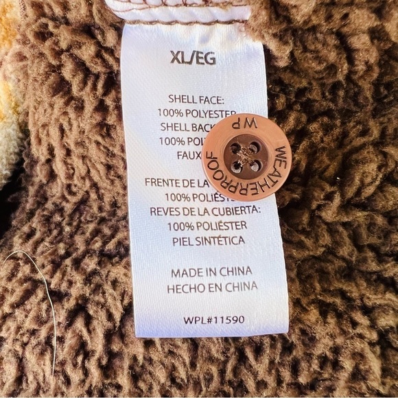WEATHERPROOF FLEECE SHIRT JACKET IN LATTE BROWN SIZE XL EUC SUPER SOFT! - Picture 9 of 12